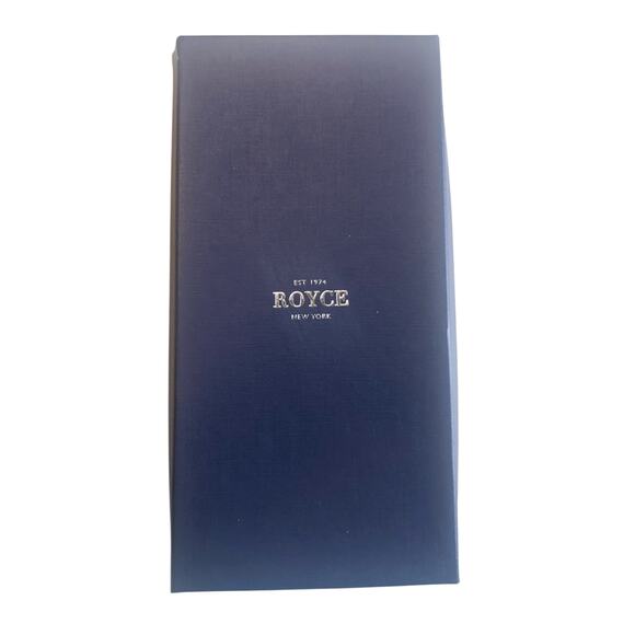 ROYCE New York Solid Black Wallet w/ Wrist Strap & Chain Strap, NWT! - Picture 8 of 9